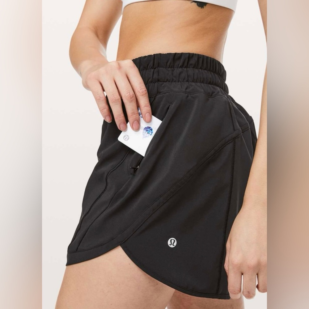 Lululemon Track that Short 3 in size 6 black